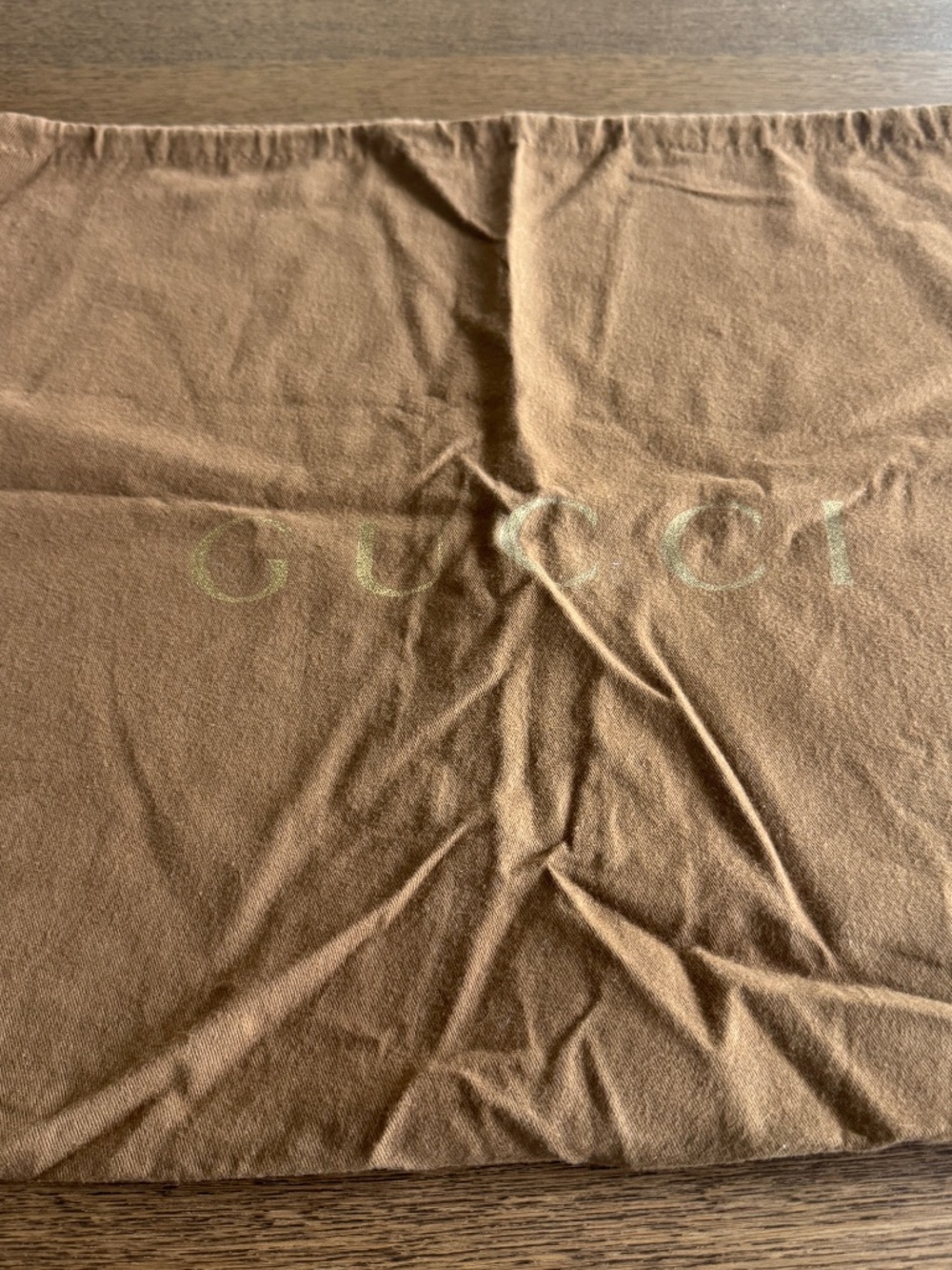 Gucci Drawstring Dustbag Brown Large 25" x 19"